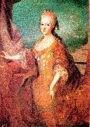 Jean Ranc Portrait of Louise elisabeth d'Orleans oil painting on canvas